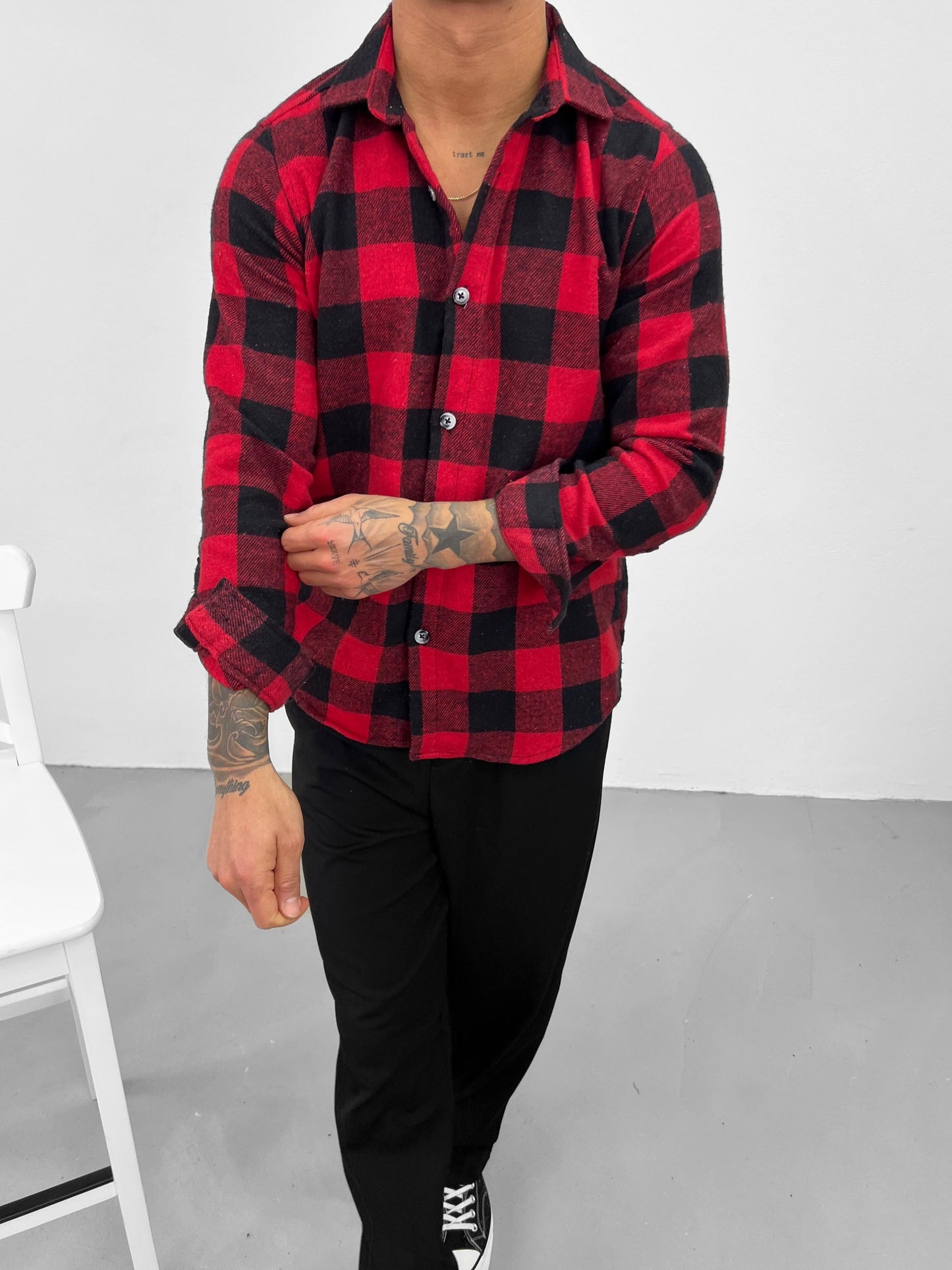 Oduncu Gömlek – Kareli, Slim Fit